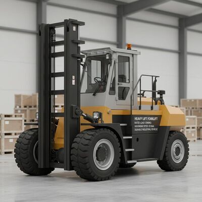 Heavy Lift Forklift Rated Load 12000KG Maximum Speed 25 Kmh Durable Industrial Vehicle for Material Transport and Loading