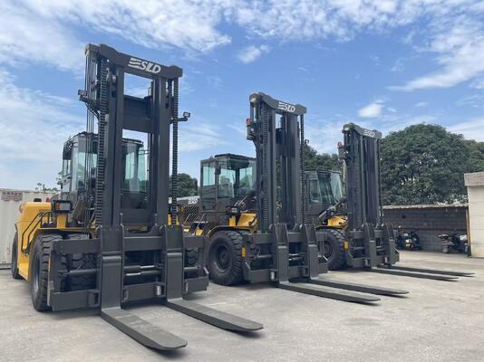 30 Ton Precast Concrete Panel Heavy Duty Forklift Truck Yard Transport
