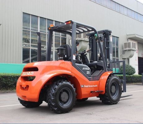 4500mm Triplex Mast 5k 2.5t 2,5 Ton Rough Terrain Forklift