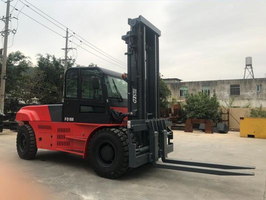 16 Ton Counterbalance Forklift Truck With breite Ansicht-Kabine A