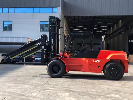 FD120 3000mm Mastheben 12000kgs Schwerheben Gabelstapler für Vor- oder Hinterradlenkung