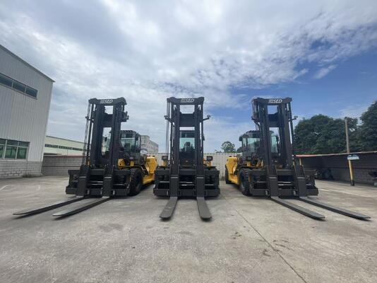 35 Ton Rolling Mill Heavy Duty Diesel Forklift Truck Handling Steel Billets