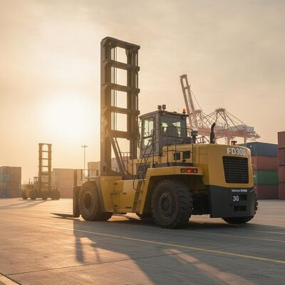 FD300 30 Tonnen Diesel schwerer Gabelstapler Yuchai Motor 5,5 g Mast Container Handling