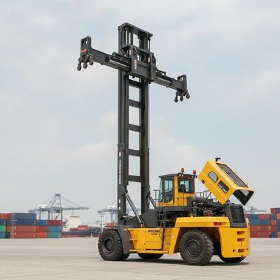 FD350 35 Ton Diesel Heavy Duty Forklift Truck Weichai Engine 5.5g Mast Container Handling
