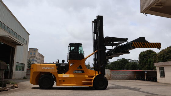 25 Ton Steel Plant Heavy Duty Forklift Truck Handling Hot Steel Coils Safely