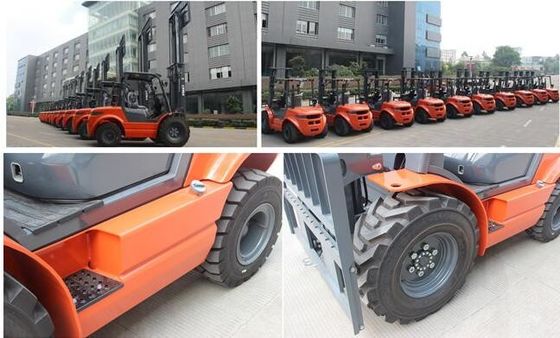 Gleichen Sie 4WD 4X4 2,5 Tonnen 3000mm unwegsamen Geländes Gabelstapler-aus