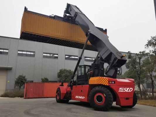 Terminal Yard Stacking Container Reach Stacker 45 Tonnen mit CUMMINS QSM11-330 Motor