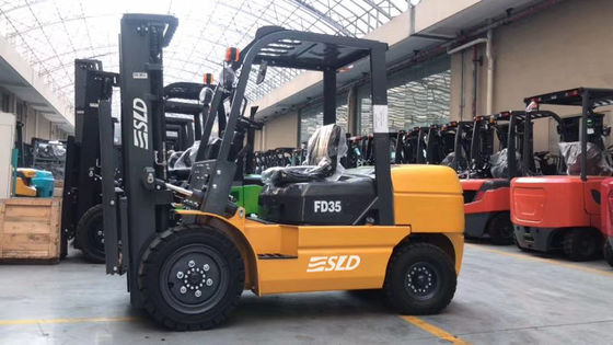 3m FD35 ISUZU 4JGP Maschine 3,5 Ton Pneumatic Tire Forklift