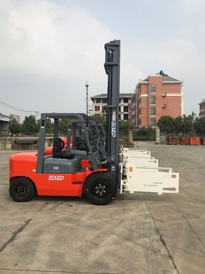 6m Mast, der Maschine 8k 4 Ton Pallet Diesel Forklift Truck anhebt