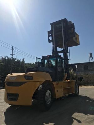 Hoher Mast 30 Ton Diesel Forklift Truck For, der schwere Behälter stapelt