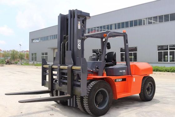 Dienstgewicht 10 Ton Forklift der 3000mm Aufzug-Höhen-10000kgs bewerteten der Lasts-13000mm