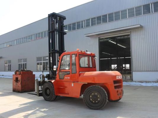 10 Tonnen Lasts-Mitte bewertete Last ISUZU Engine Diesel Forklifts 600mm
