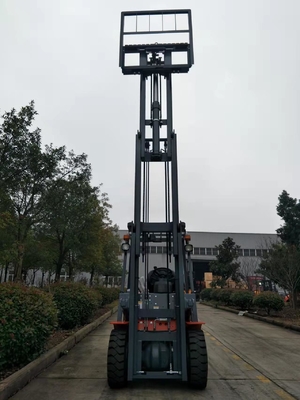Hydraulisches Getriebe 4800mm 3 Stadiums-voller freier Mast Ton Diesel Forklift Withs 3